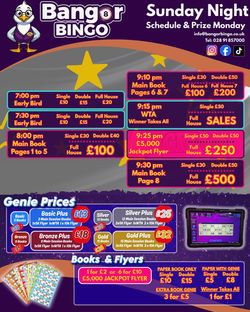 Sunday Night Prize Money