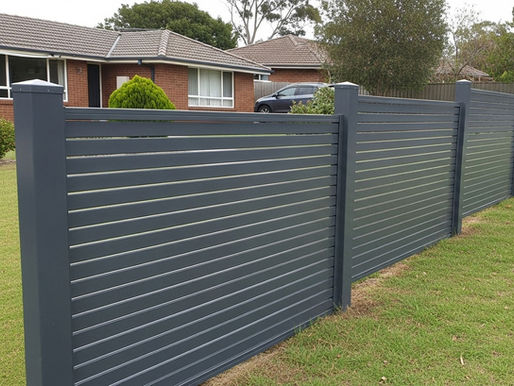 Aluminium fence panels