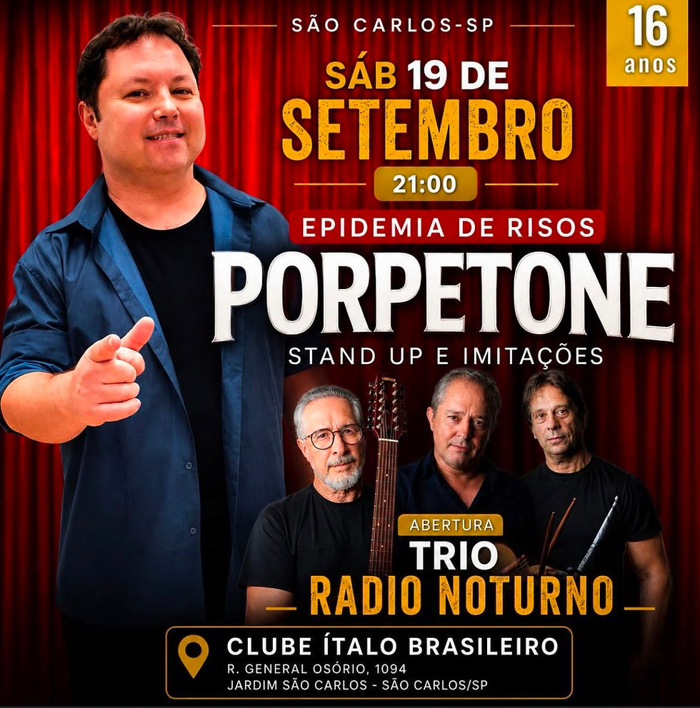 Stand Up com humorista Porpetone