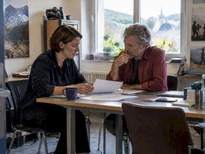 Production coordinator discussing Swiss crew shortlist