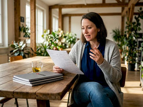 Director reviewing script on sustainable video set