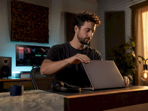 Remote creative ending a focused work session