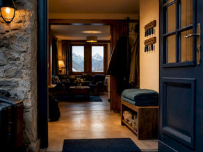 Alpine guesthouse prepared for film crew lodging