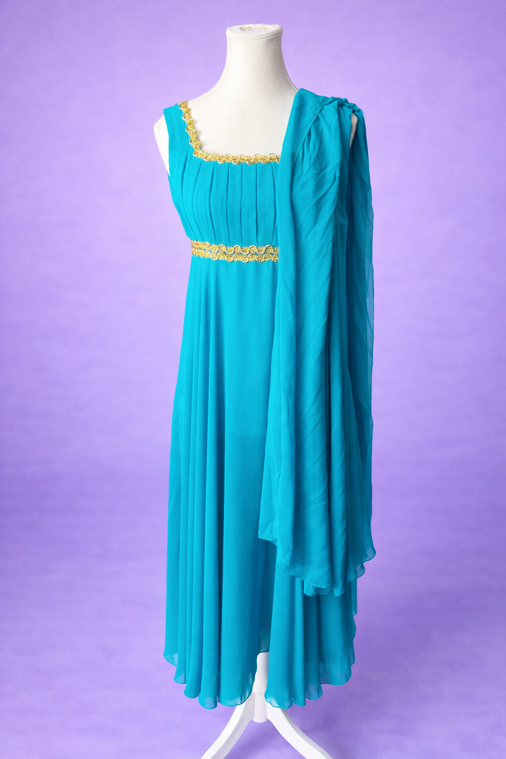 Turquoise Grecian Musical Theatre Costume