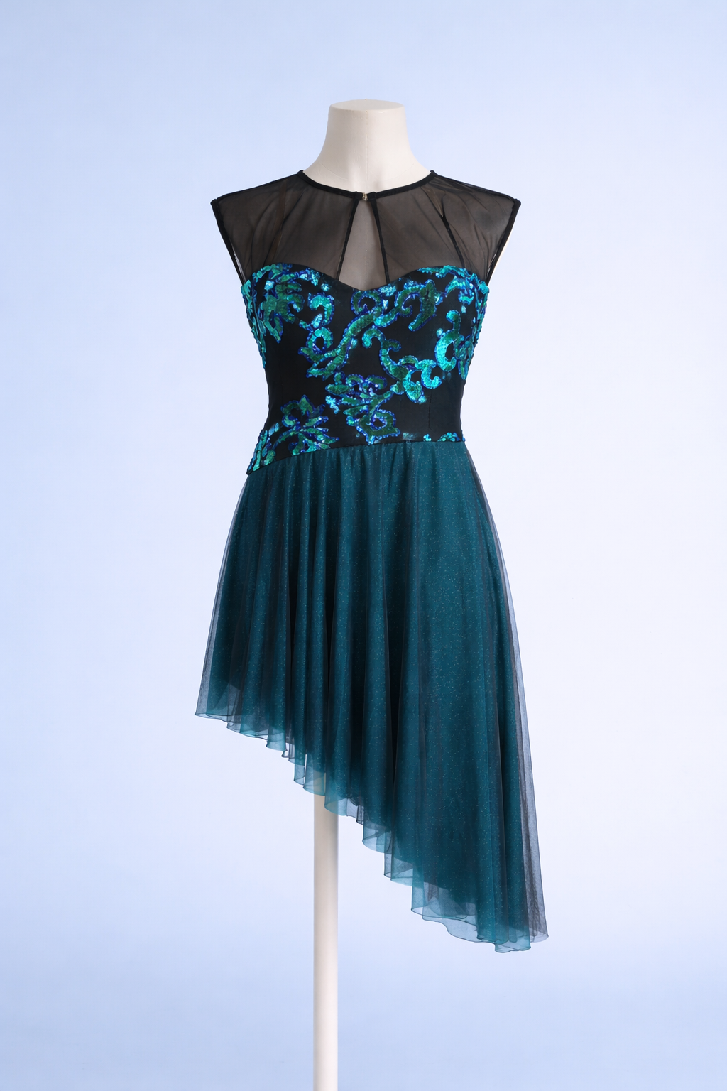 Weissmans Blue and Teal Lyrical Dress