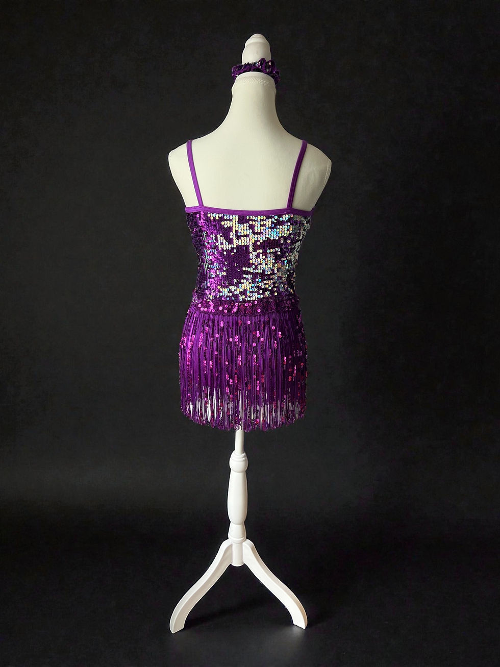 Thumbnail: Weissmans Purple Fringe Jazz Costume