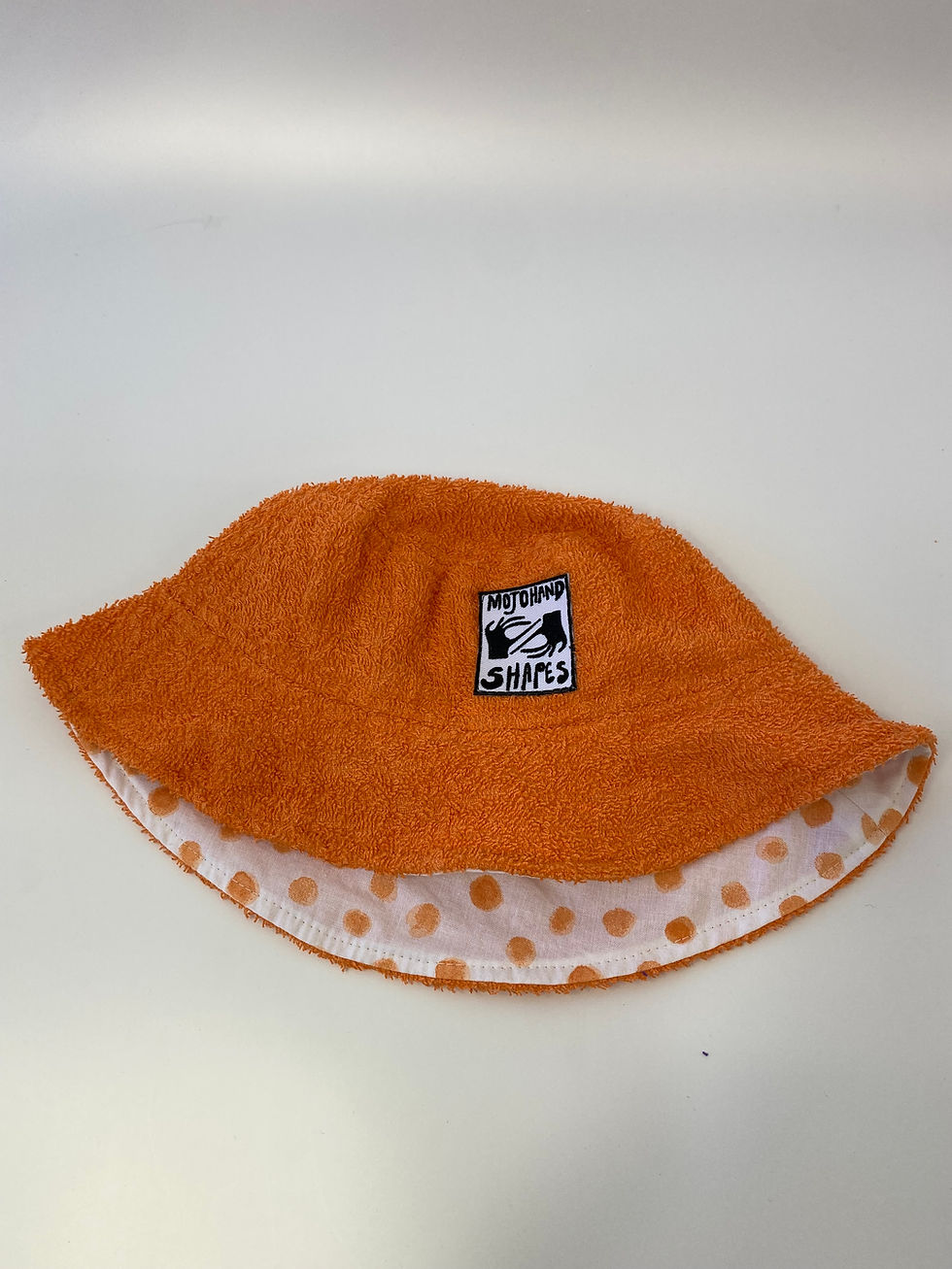 Thumbnail: Orange Towelling Bucket Hat