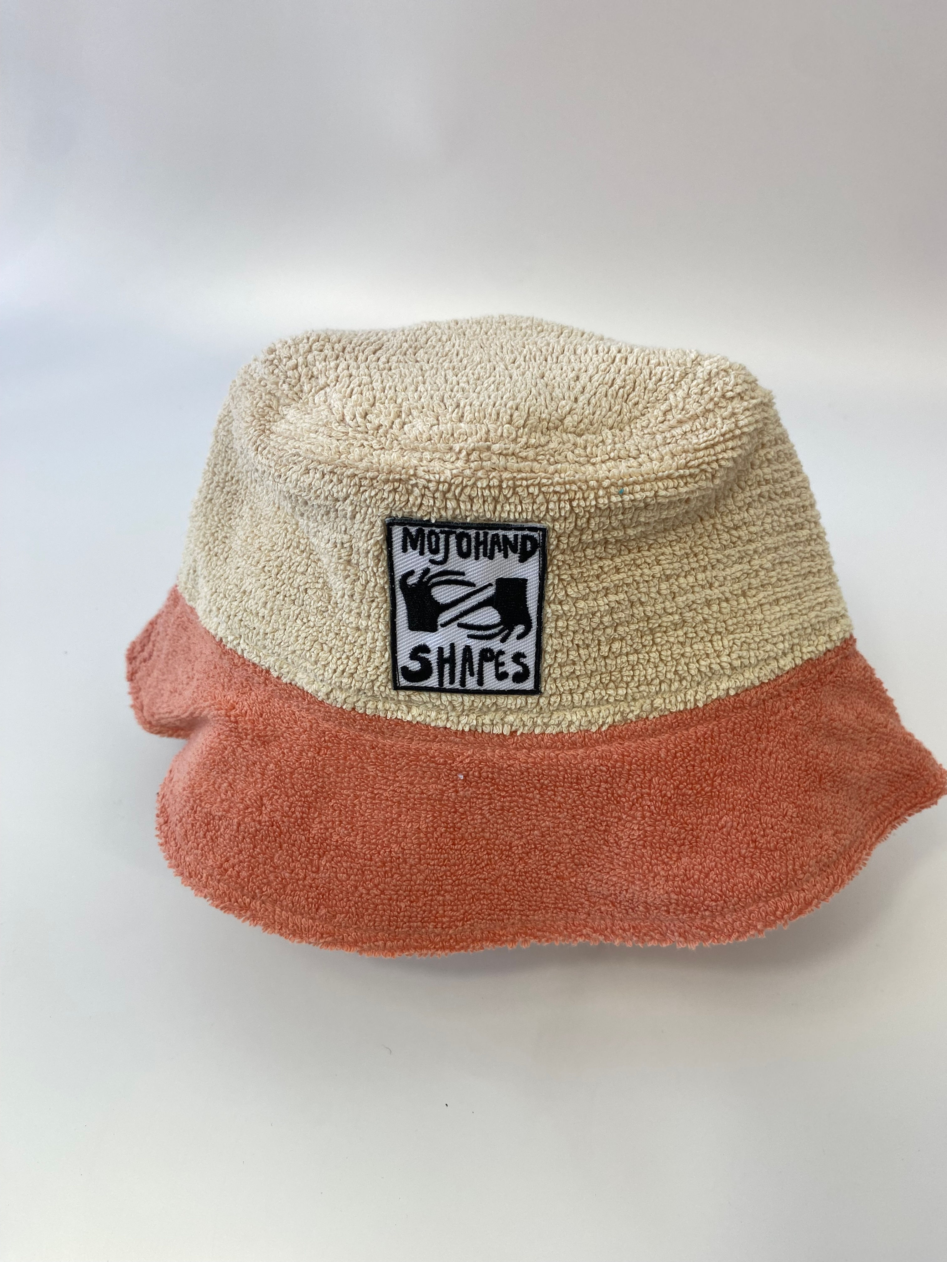 Kids Towelling Bucket Hat Orange/Apricot