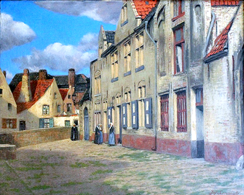 V091 - Un Quai à Bruges (1928)
