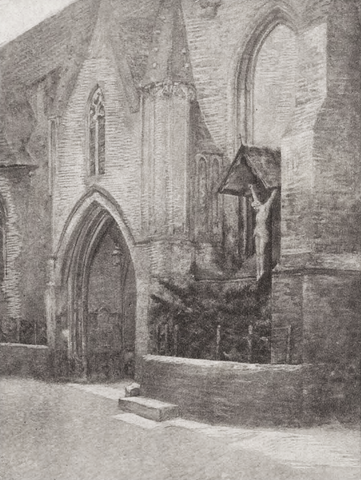 V009 - La vieille église de Nieuport (1898)