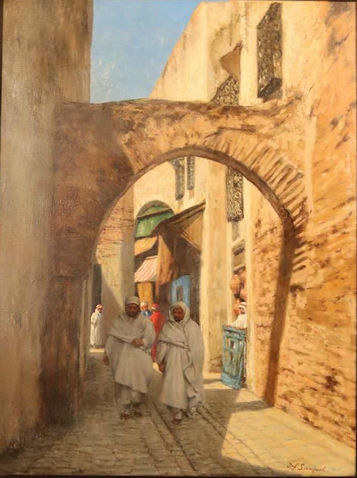 V087 - Rue en Tunisie (1928)