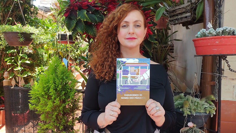 Escritora Sarah Munck lança “Esquecemos os nomes dos pássaros”, uma obra poética de resistência e memória