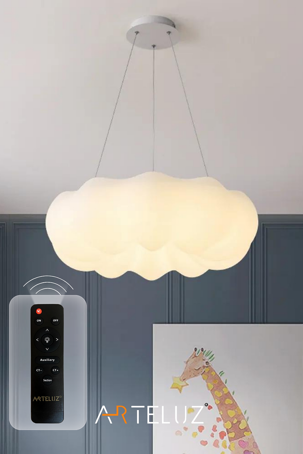 LUXURY BULUT MODEL MODERN SARKIT AVİZE (45 CM)