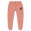 Thumbnail: Embroidered Rose Gold Joggers — Cozy Fleece Sweatpants with Sequin Patch