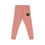 Thumbnail: Embroidered Peach Sweatpants with Floral Patch — Cozy Fleece Joggers