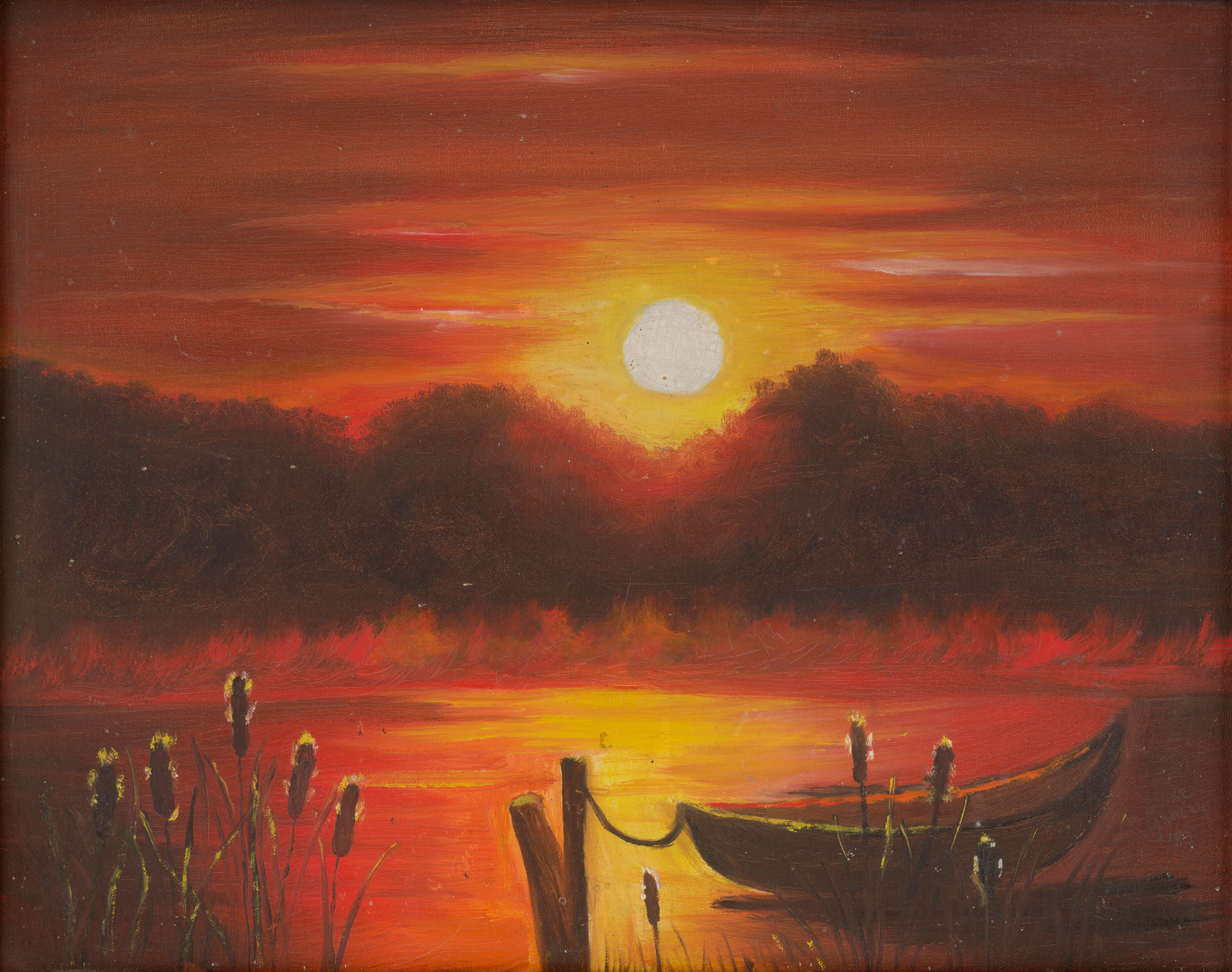 "Sunset on the Lake" by Elise Yancey