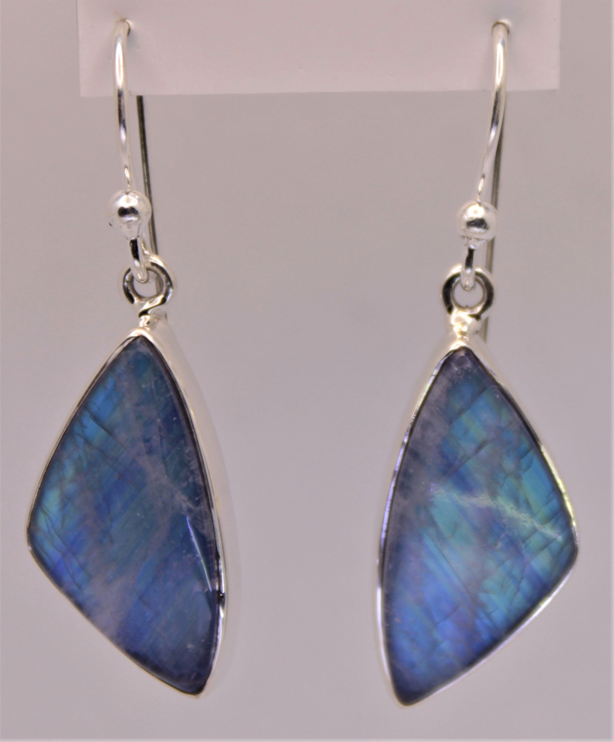 Blue Moonstone Earrings