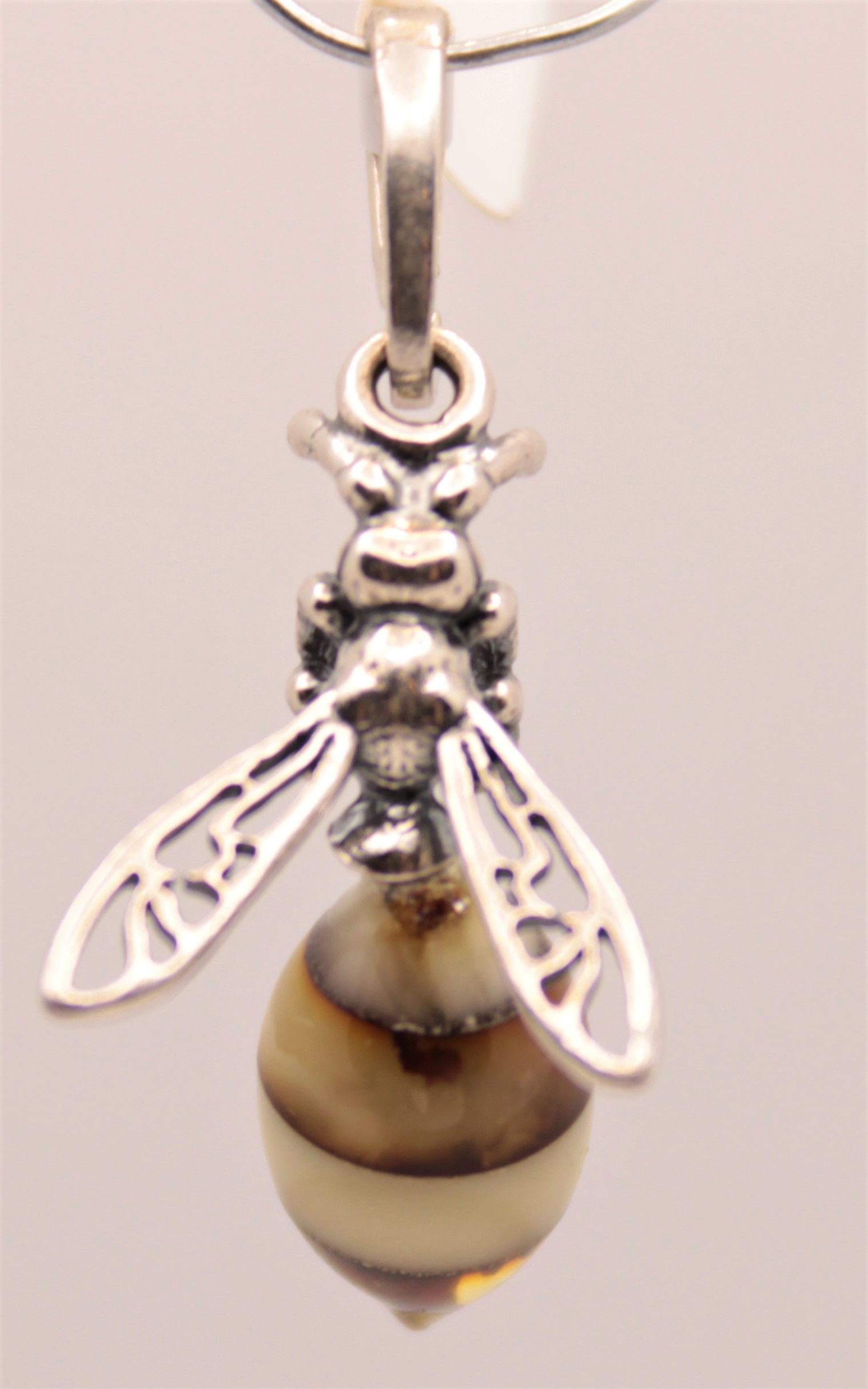 Amber Bee Pendant