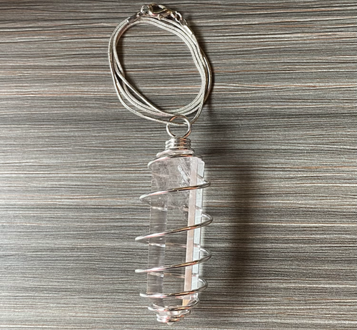 Clear Quartz Tower Necklace
