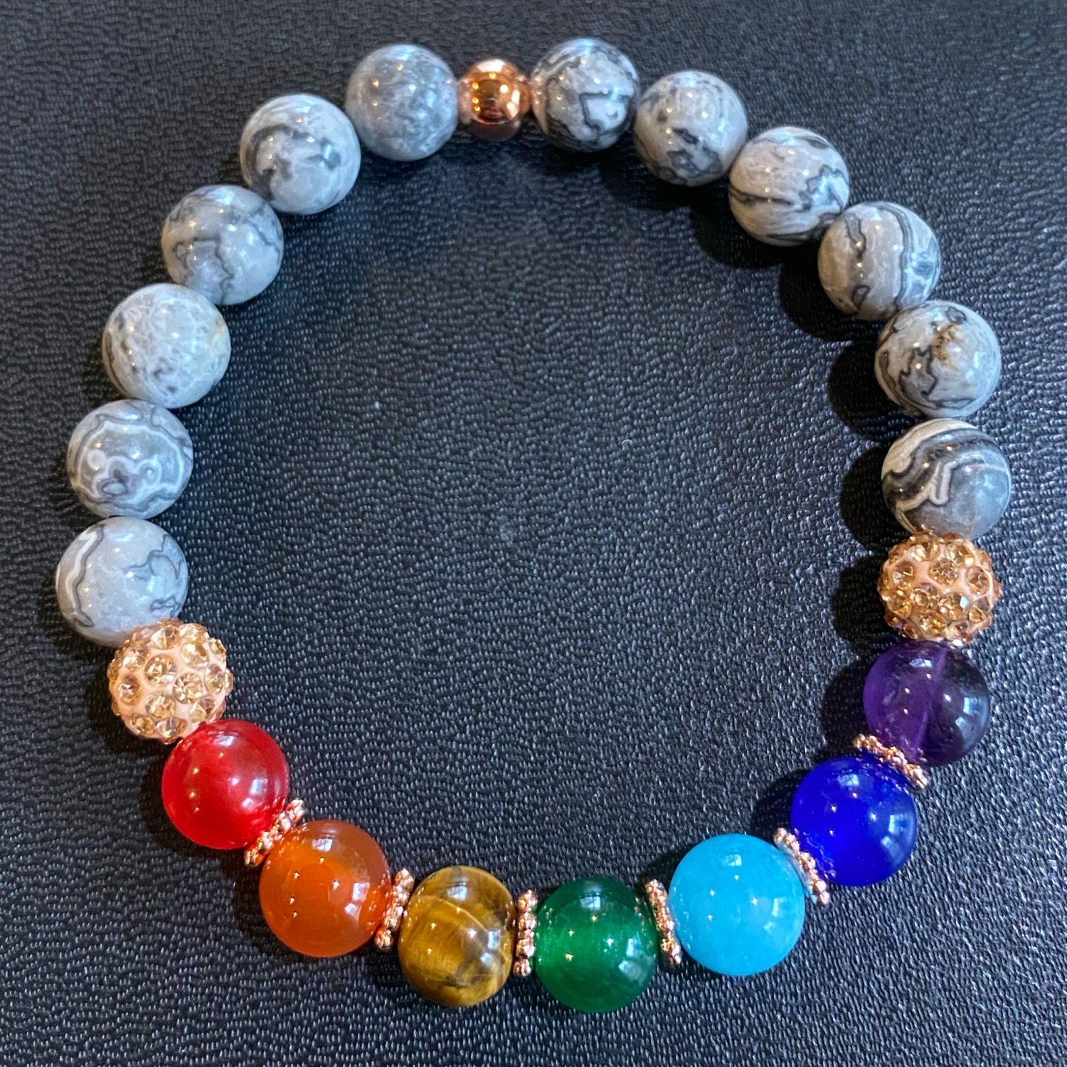 Jasper Chakra Healing Bracelet