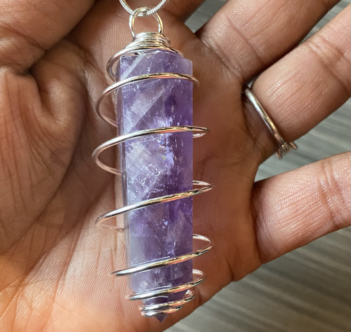 Amethyst Tower Necklace