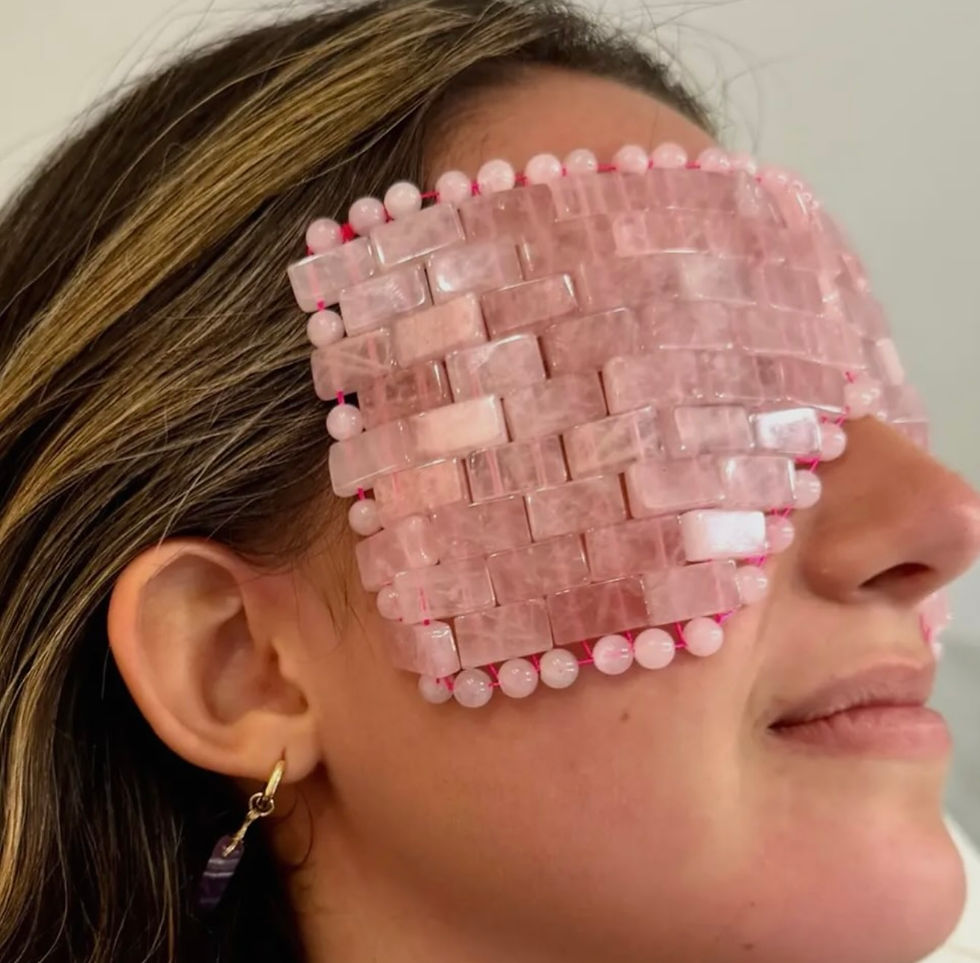 Rose Quartz Eye Mask