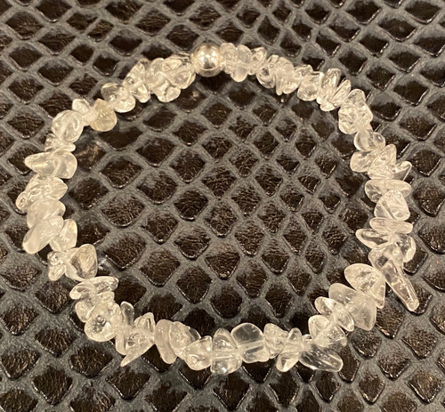 Clear Quartz Chip Healing Bracelet