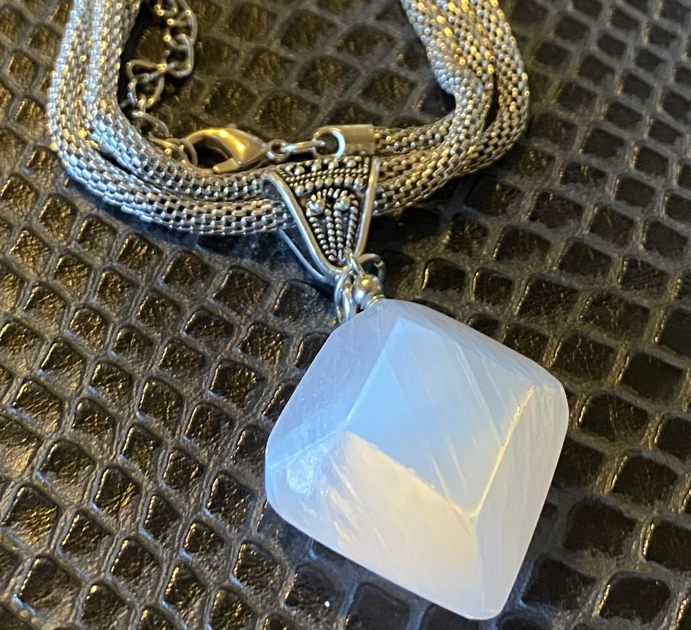 Selenite Necklace
