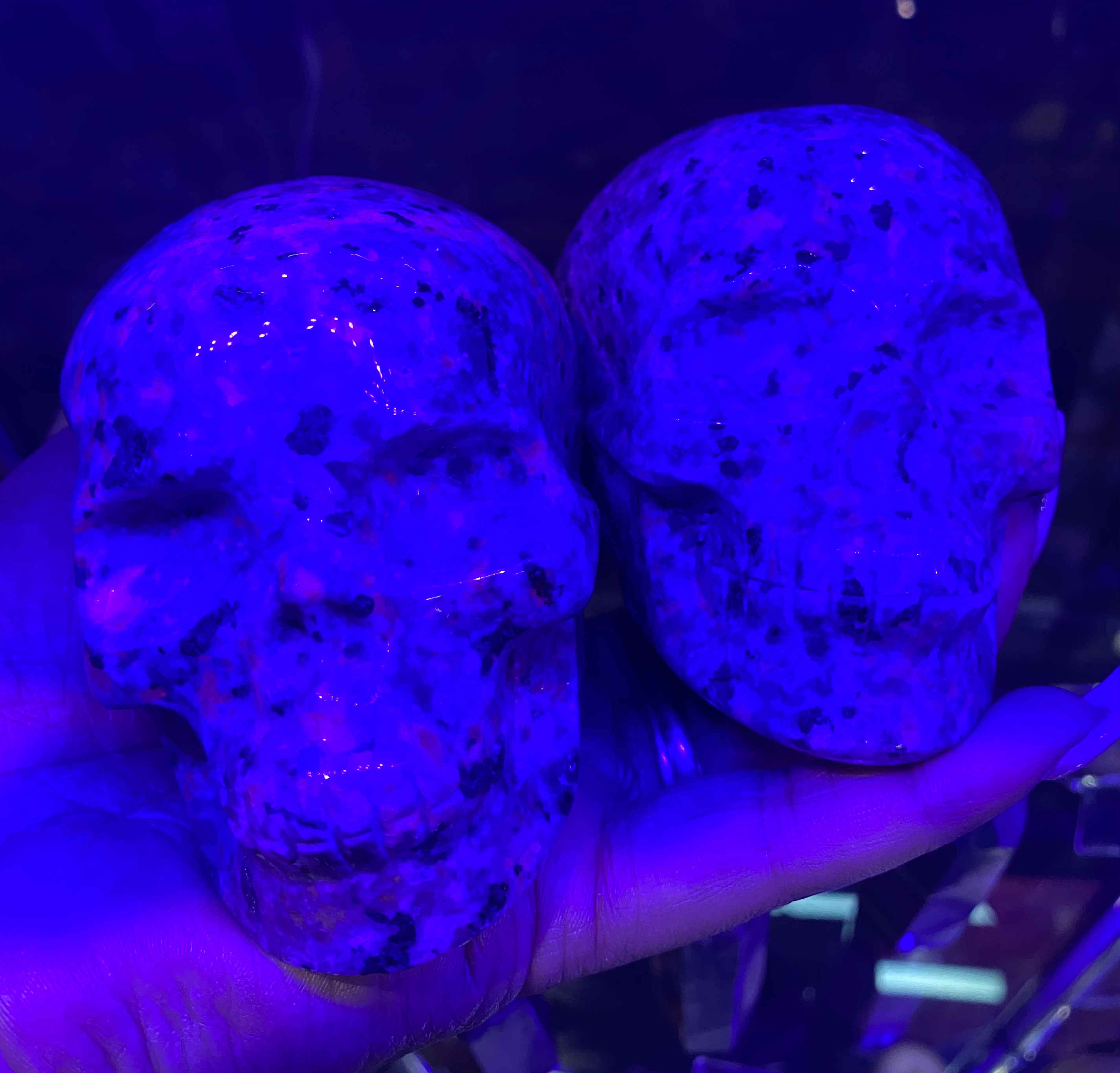 Large Yooperlite Skull Crystals