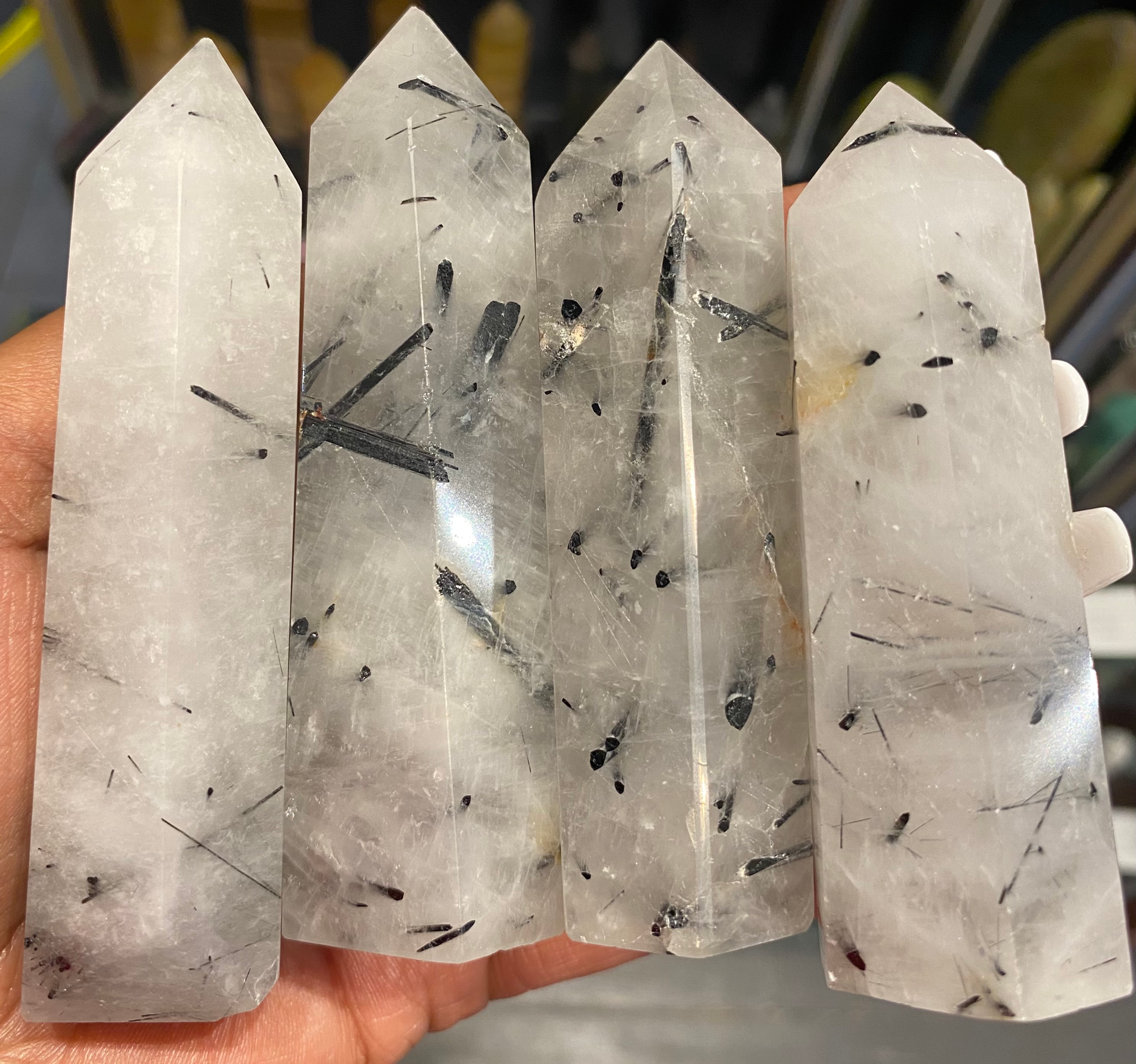 Tourmalinated Quartz Tower