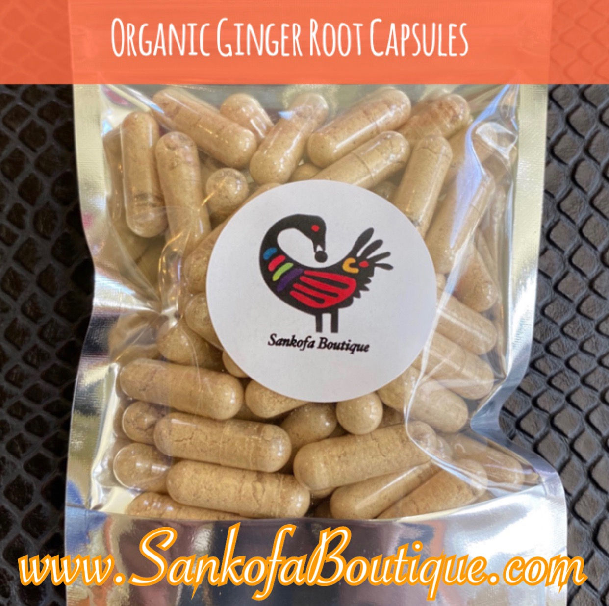Organic Ginger Root Capsules