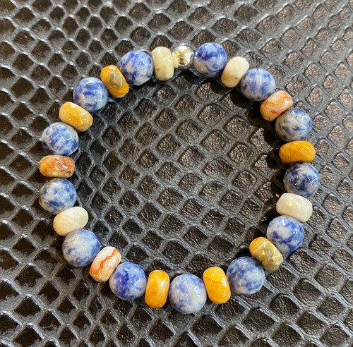 Sodalite & Agate Healing Bracelet