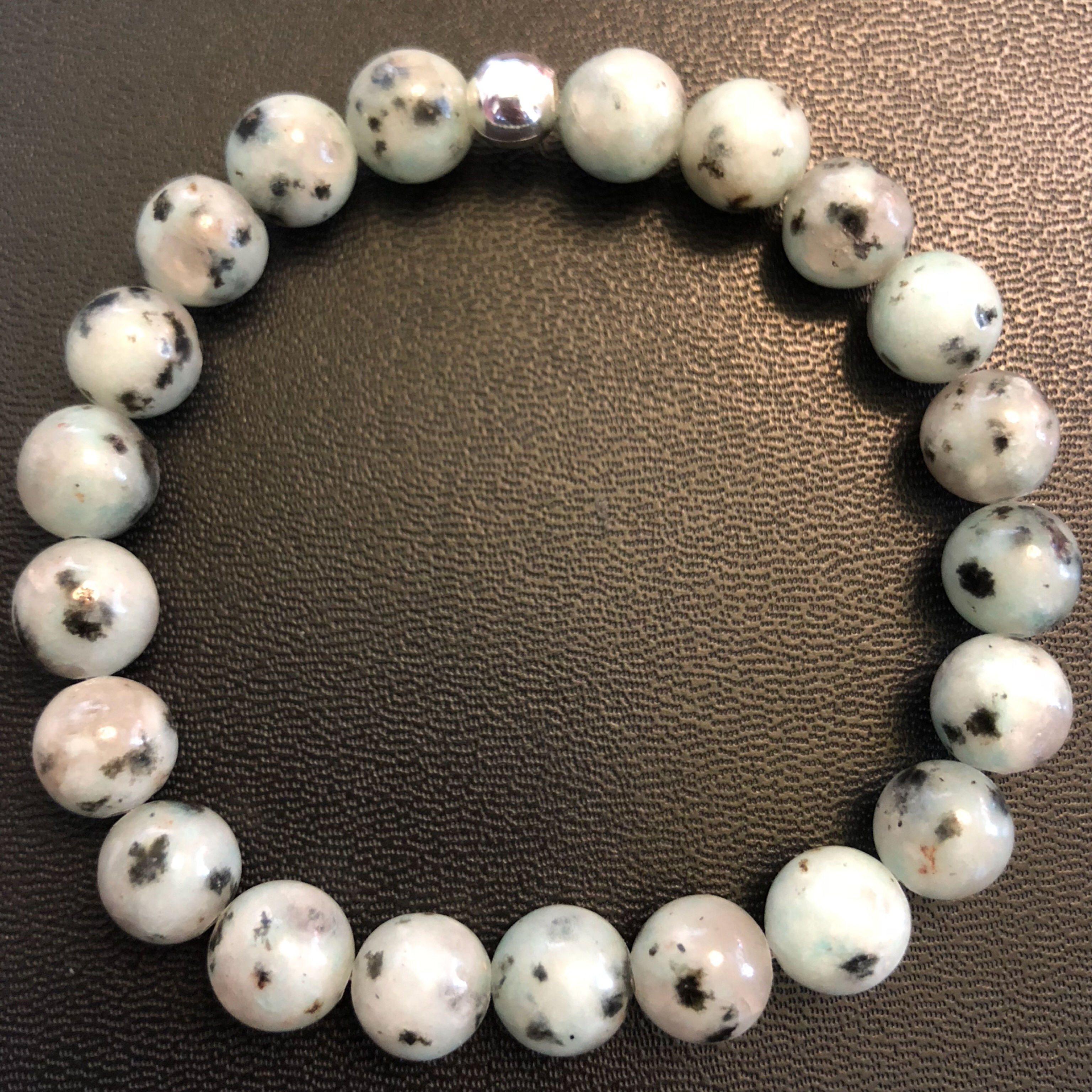 Kiwi Jasper Healing Bracelet