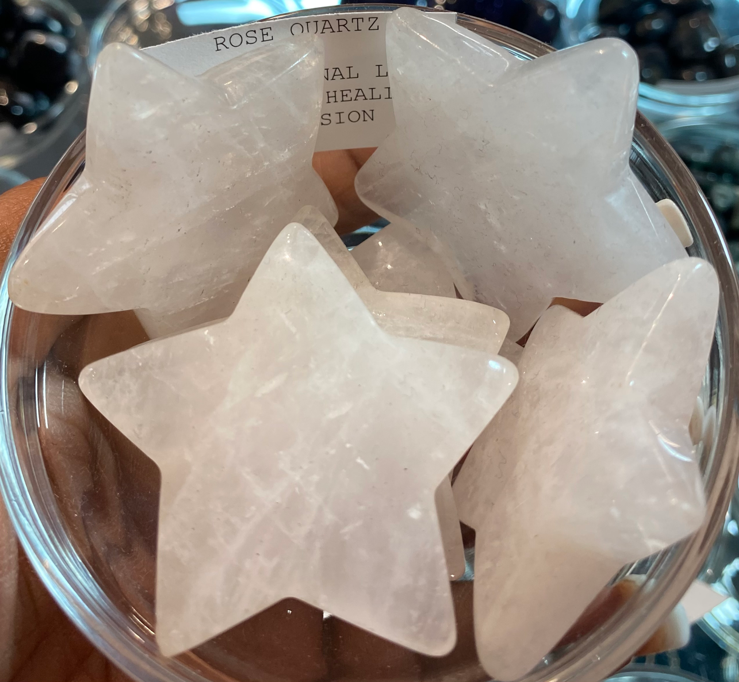 Large Rose Quartz Star