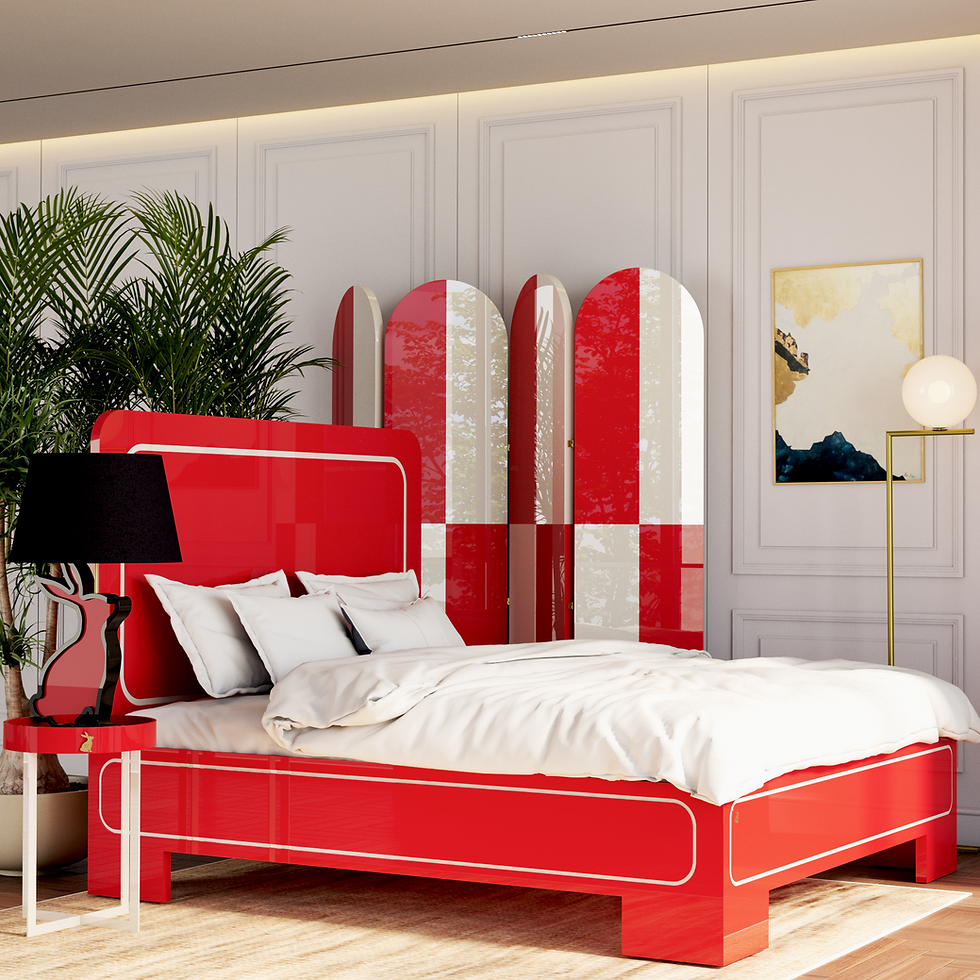 Küçük resim: Wonderland Yatak Ofset Premium Kırmızı
