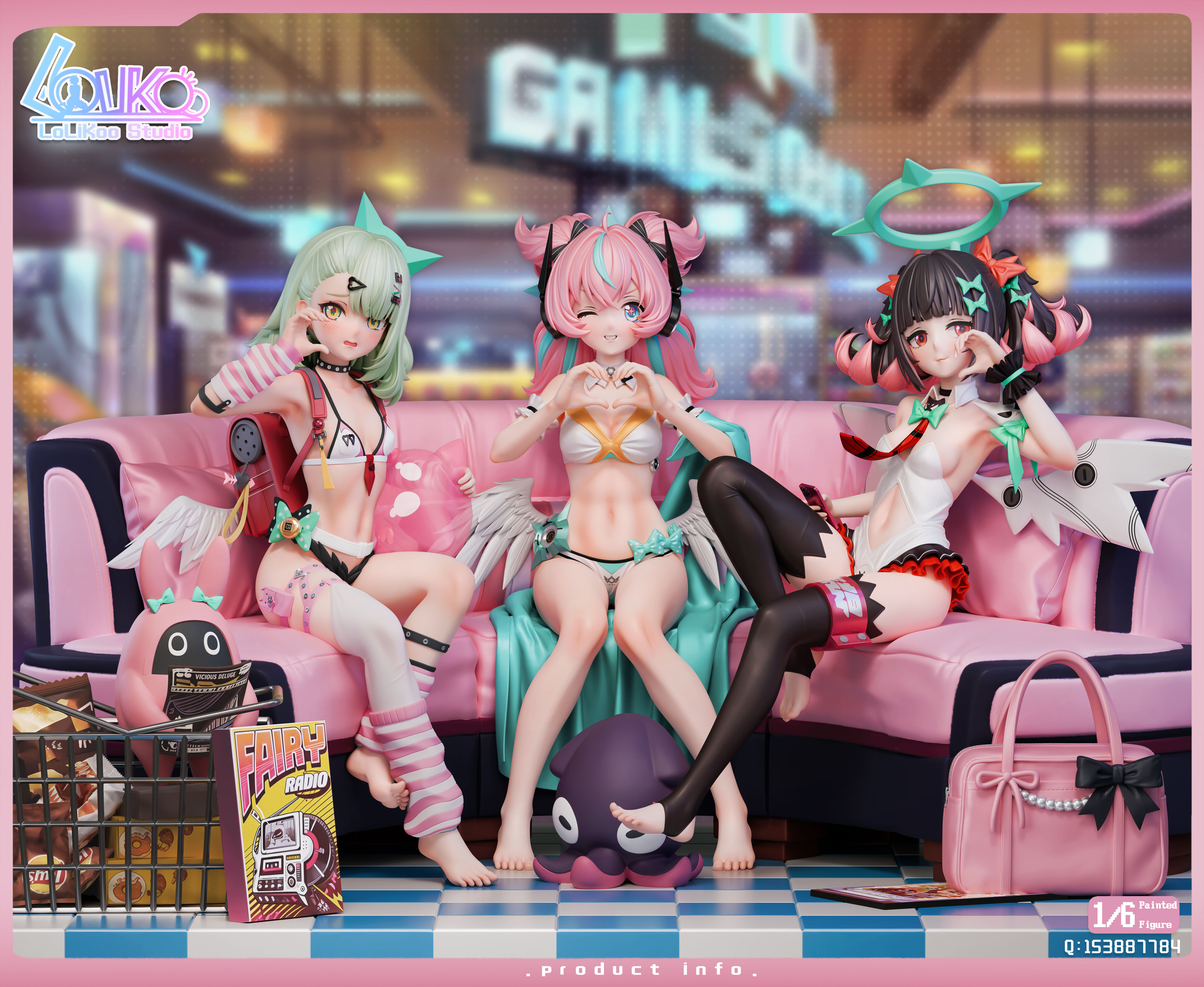 Lolikoo Studio    ゼンレスゾーンゼロ    妄想エンジェル    アリア・千夏・南宮羽