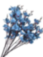Indus decor blue mokara stick 