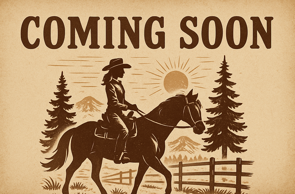 Cowgirl on Horseback Poster Design.png