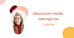 8 duurzame mode adresjes in Leuven