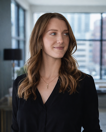 Portrait of a woman in an office.png