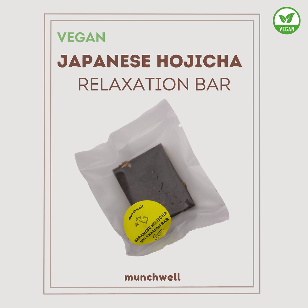 Vegan Japanese Hojicha Relaxation Bar