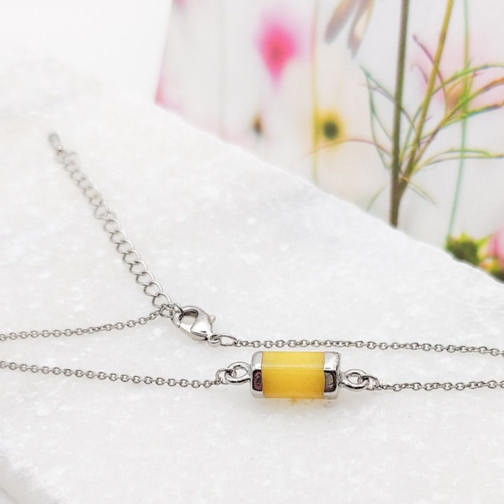 Miniaturbild: Armband "Svea" Gelb