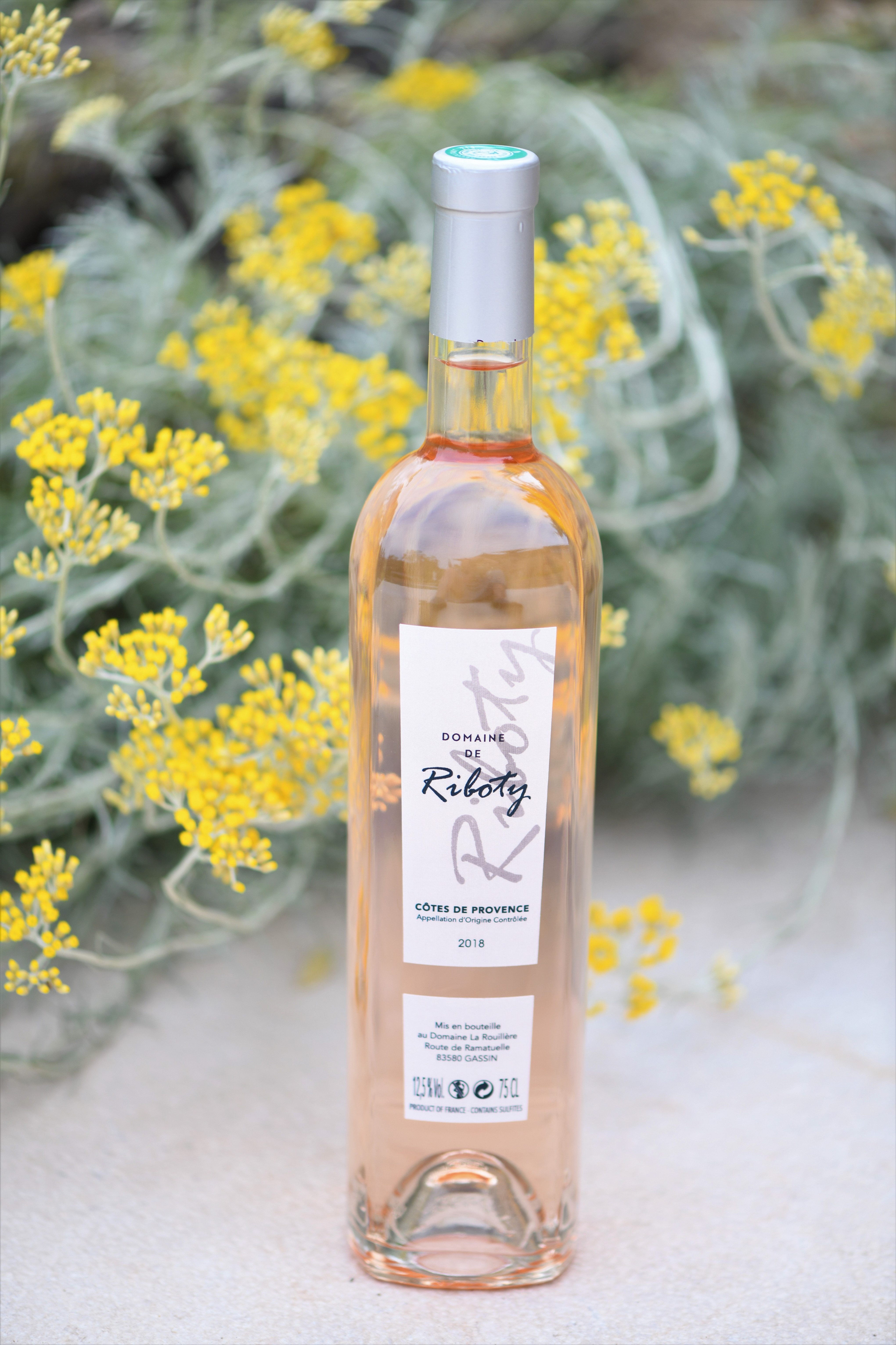 Bouteille de Vin Rosé - Domaine de Riboty