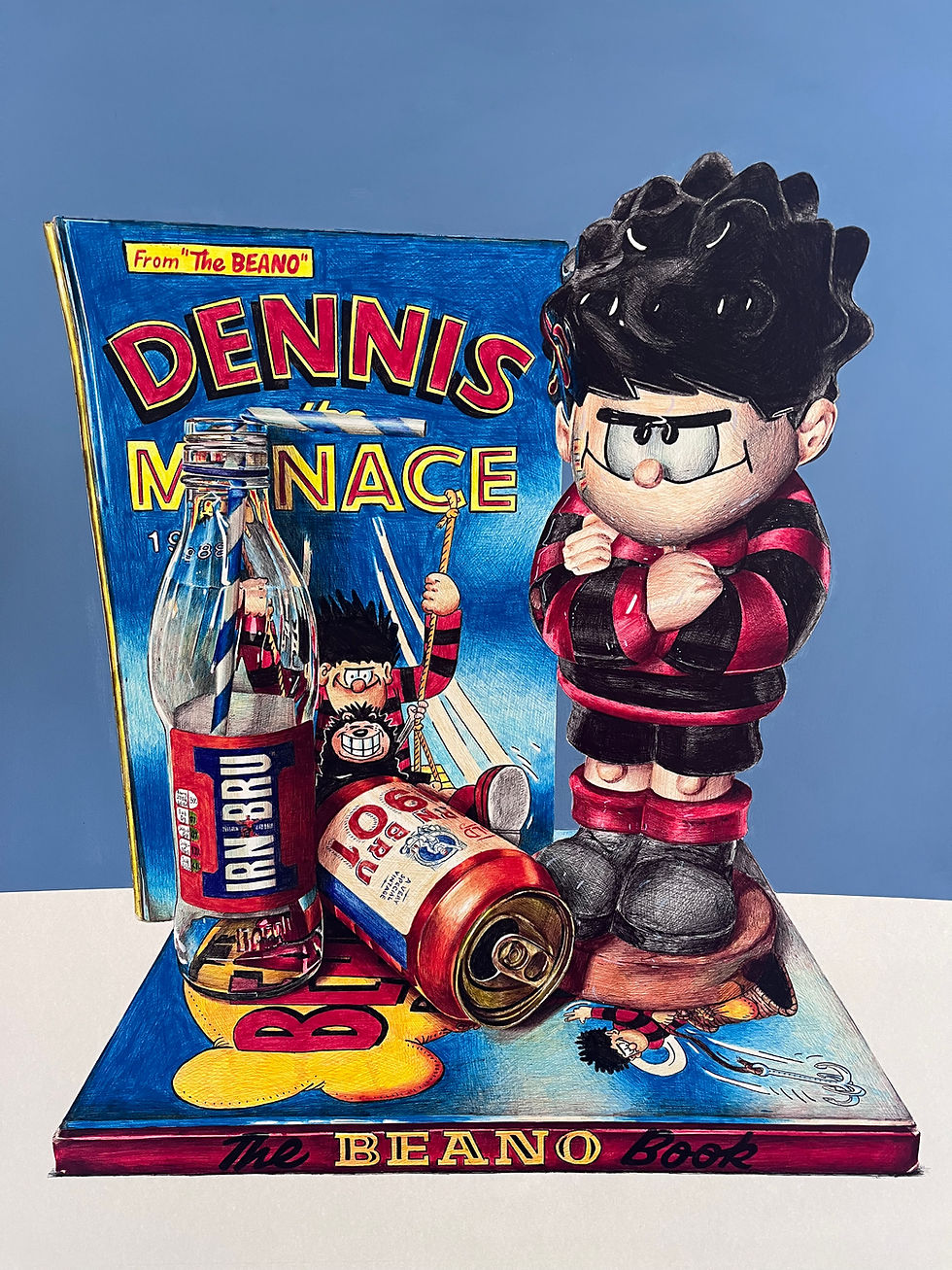 Thumbnail: ‘Dennis’ original biro pen drawing 