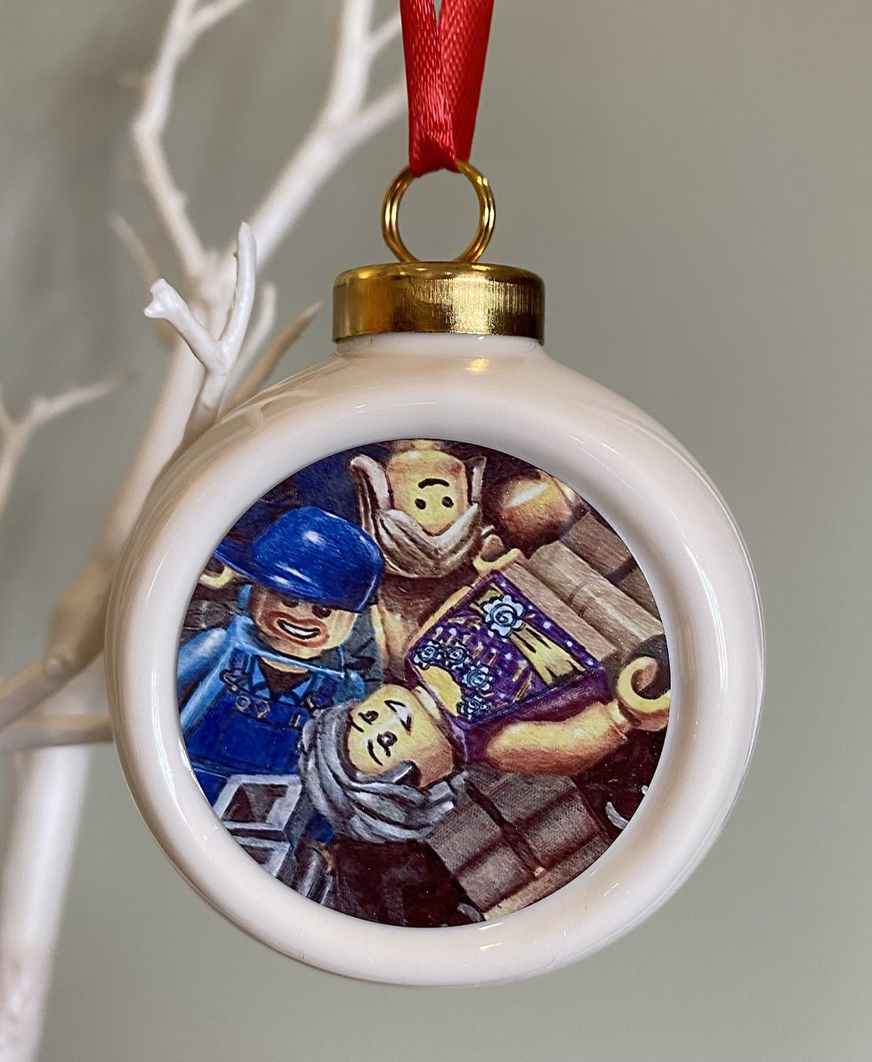 Thumbnail: ceramic christmas baubles