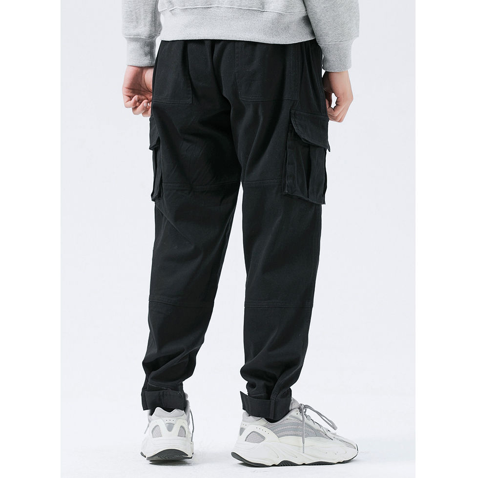 縮圖：T002 | 工人褲、長褲、休閒褲 | 黑/軍綠 | M-3XL