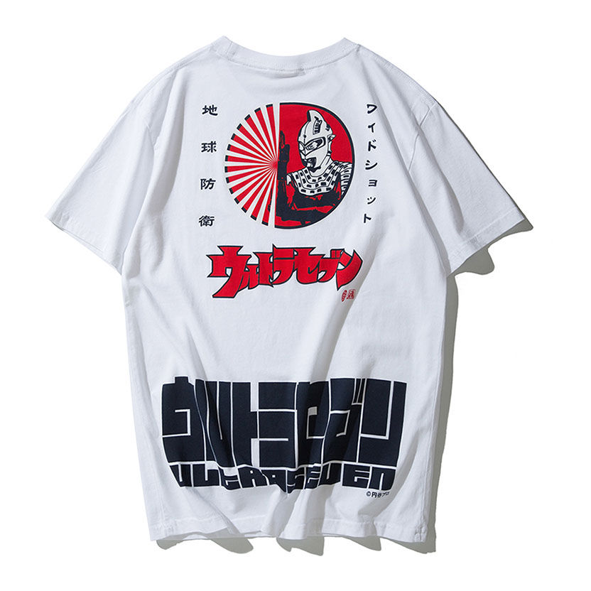 縮圖：男裝Tee | #M028 | 鹹蛋超人七星俠 | 藍/黑 | M-3XL