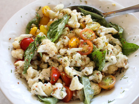 Grilled Cauliflower Salad