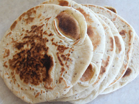 Whole Wheat Sesame Pita Bread