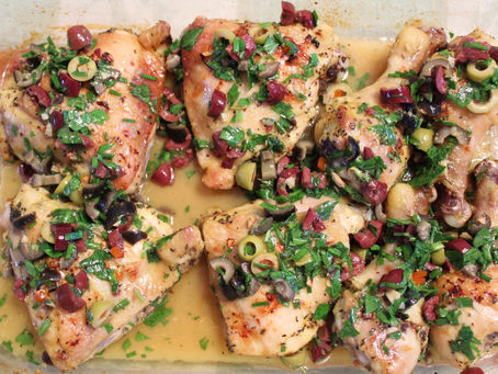 Lemon Chicken with Olives